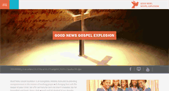 Desktop Screenshot of goodnewsexplosion.com