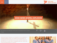 Tablet Screenshot of goodnewsexplosion.com